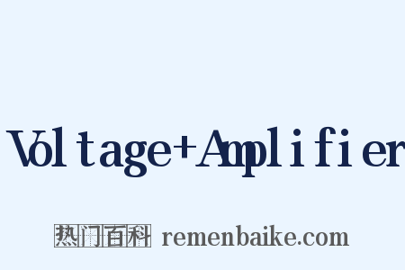 Voltage+Amplifier是什么意思的图片